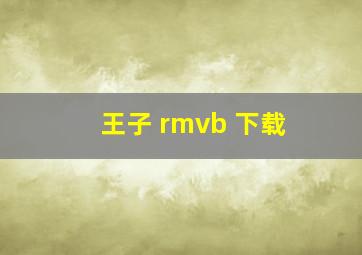 王子 rmvb 下载